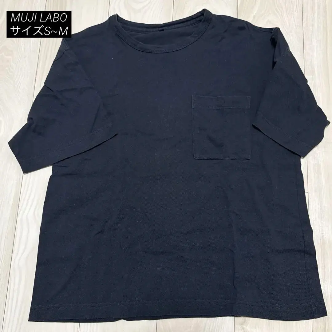 無印良品 MUJI ポケット付きTシャツ S~M LABO
