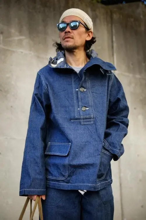 ザリアルマッコイズ U.S. NAVY DENIM PARKA (XL)