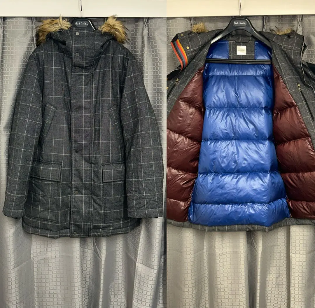 ウィンドウペン ダウンジャケット