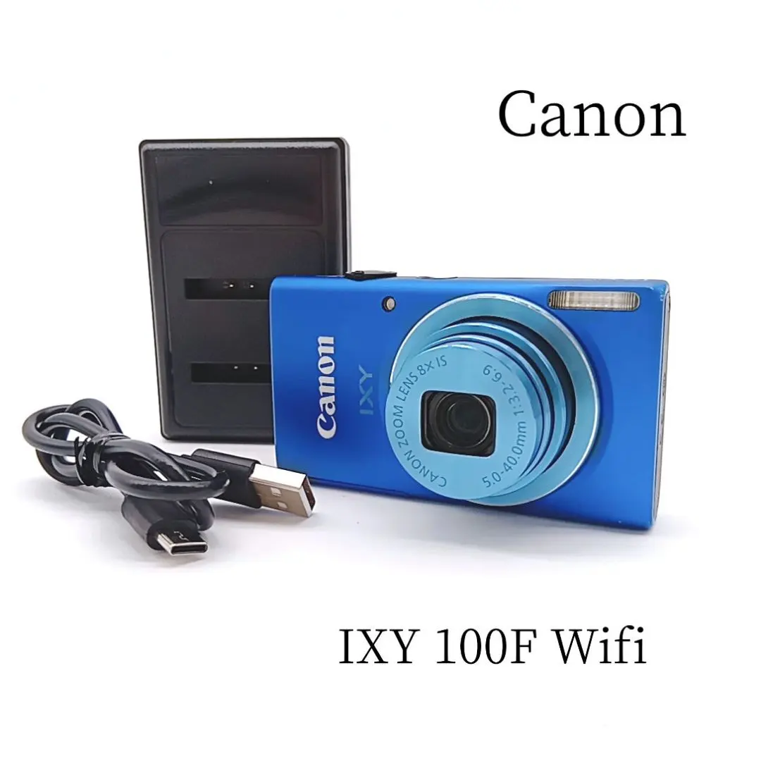 Canon IXY100F 青 Wifi機能 コンパクトデジタルカメラ キャノン
