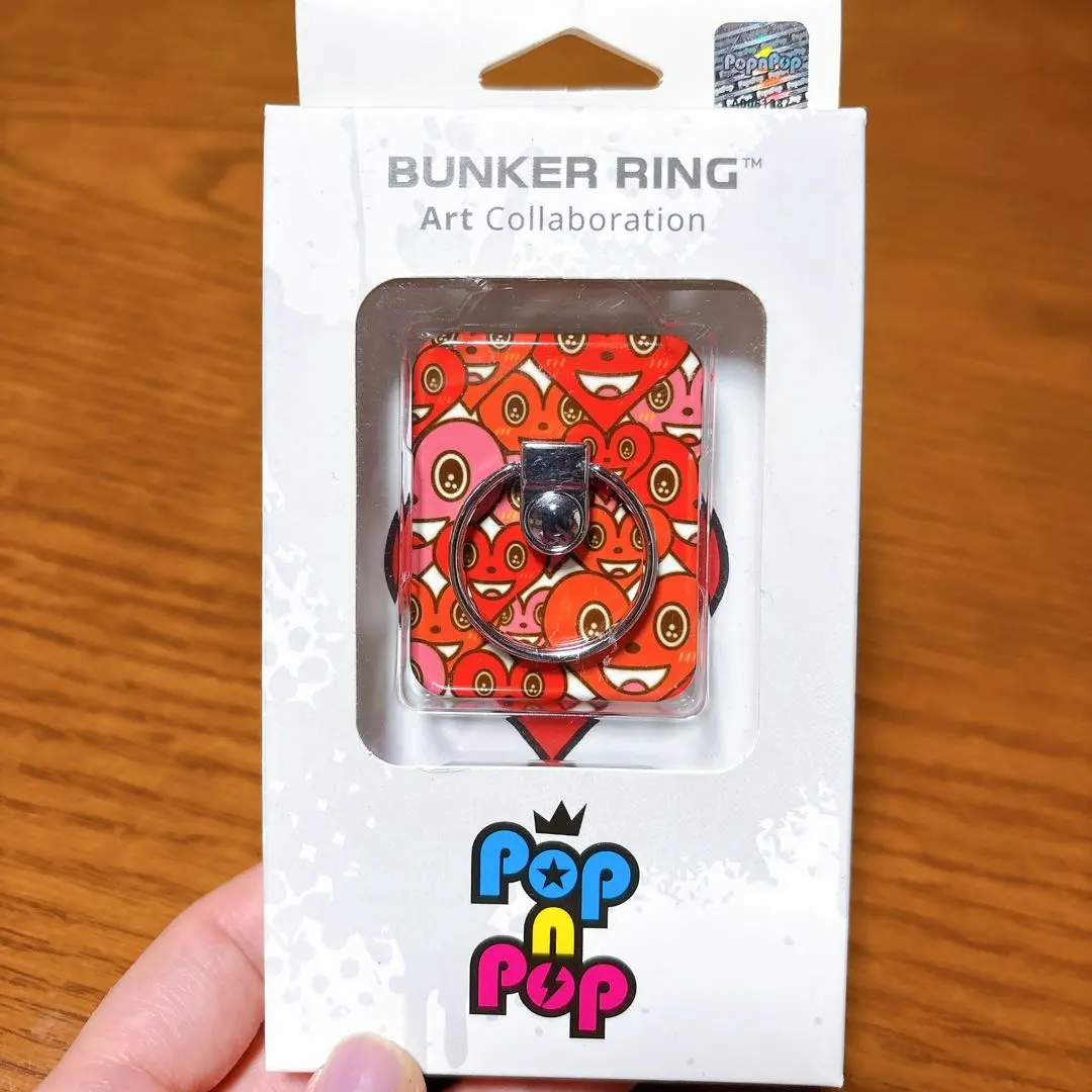 BUNKER RING アートコラボレーション限定　スマホリング　ハート