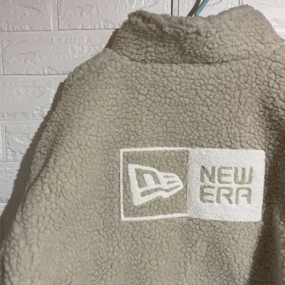 NEW ERA ベージュ フリースジャケット