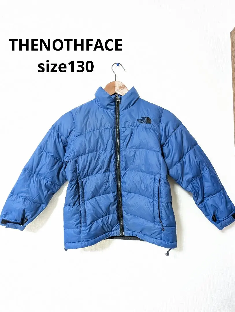 THE NORTH FACE ダウン　コート　ジャケット 青　KIDS　130