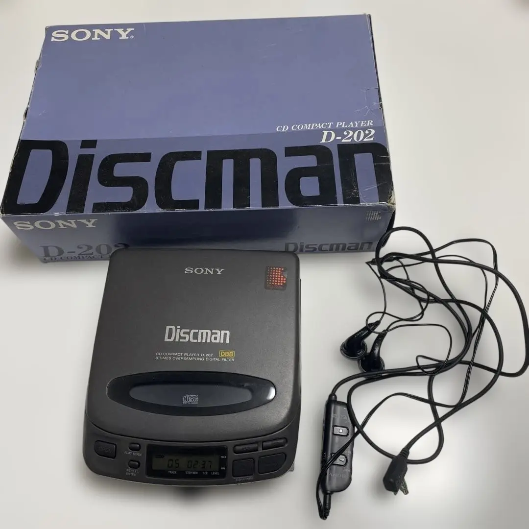 Sony Discman D-202 ポータブルCDプレーヤー