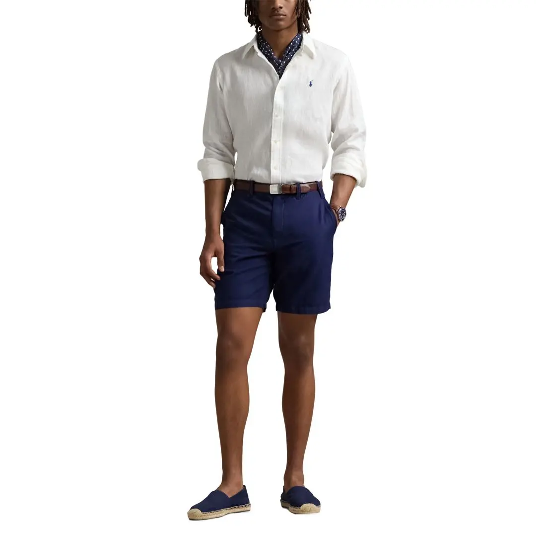 Ralph Lauren Purple Label リネン ショートパンツ 黒