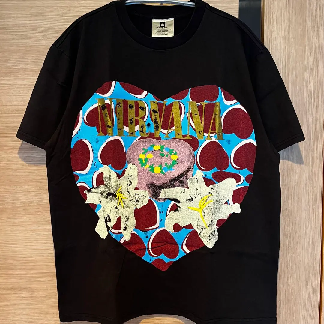NIRVANA ニルバーナ heart shaped box ハートTシャツ L