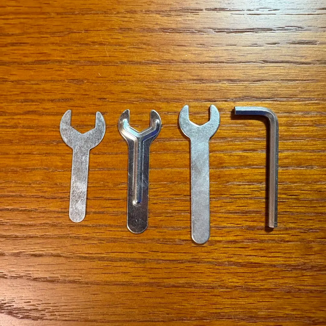 金属製スパナ4本セット