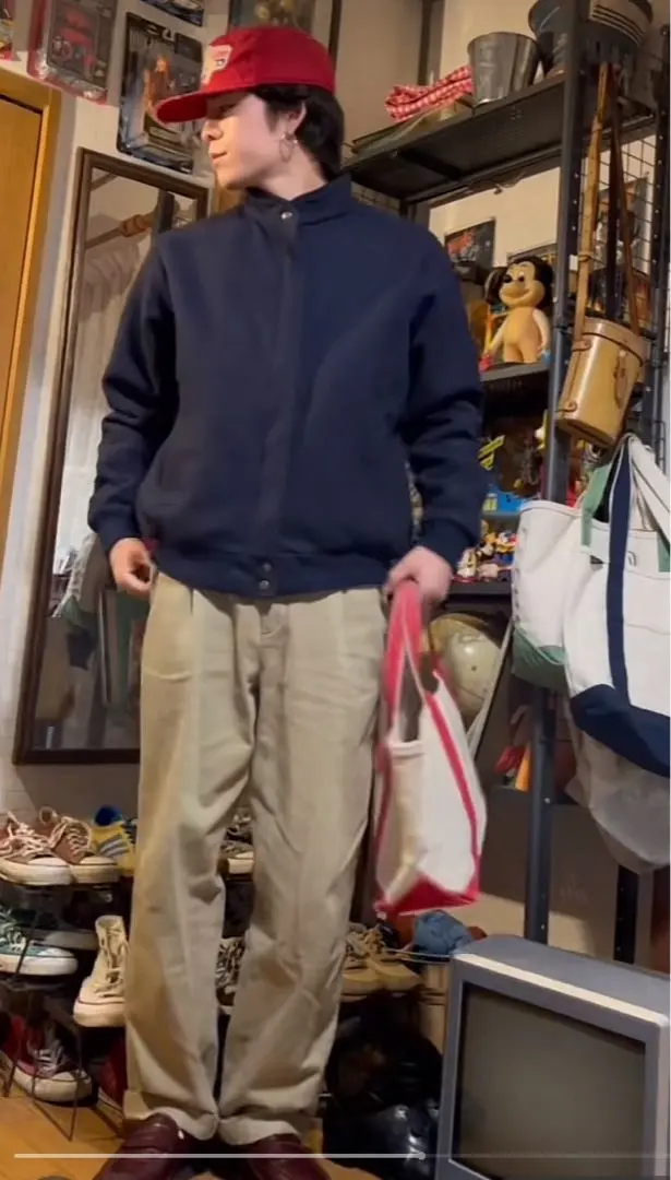 80sL.LBeanウールブルゾン