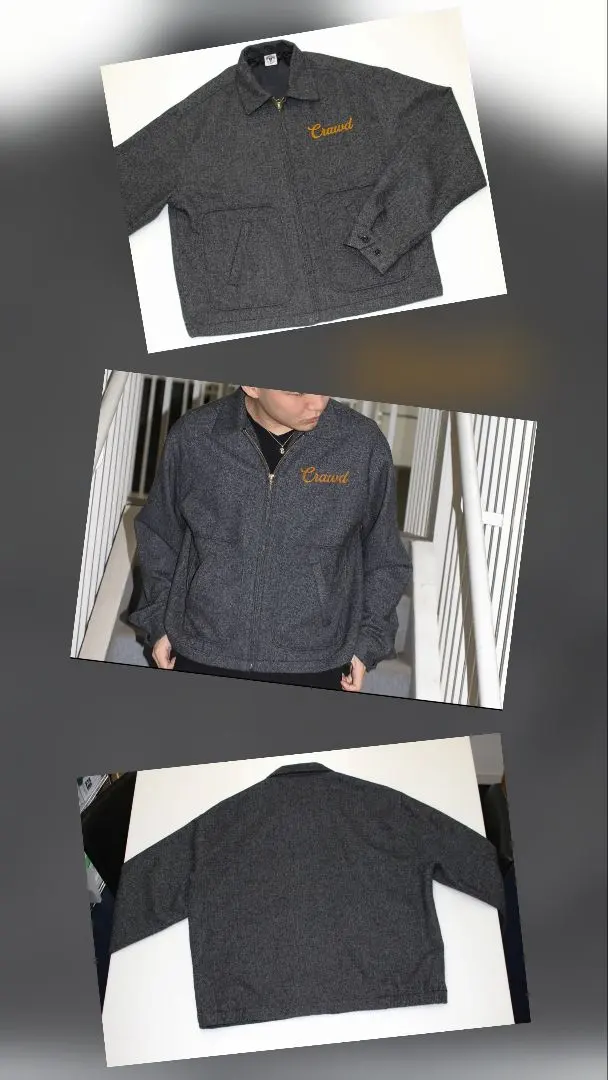 CRAWD 40s Swing Top Herringbone Jacket