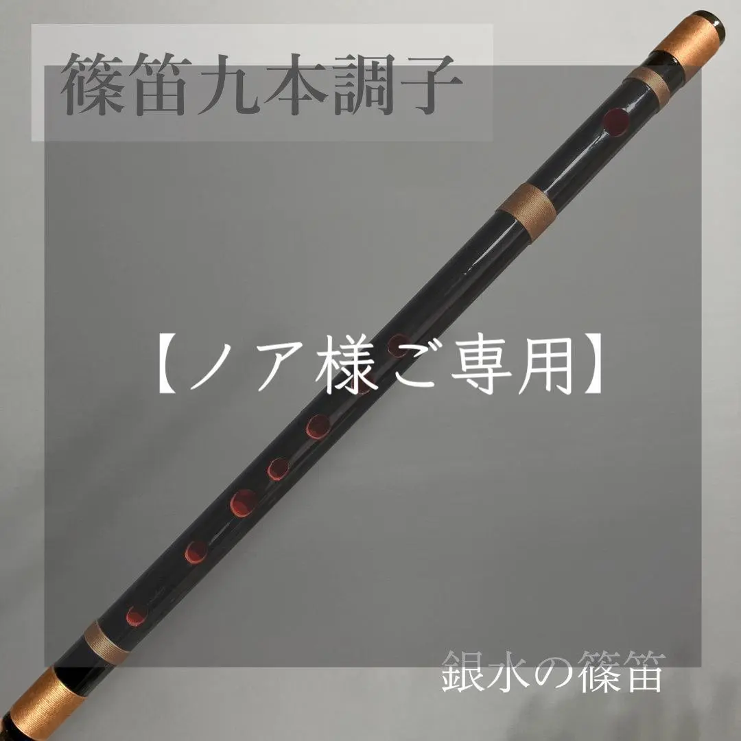 【ノア様ご専用】1篠笛九本調子 C#管　MR9-18
