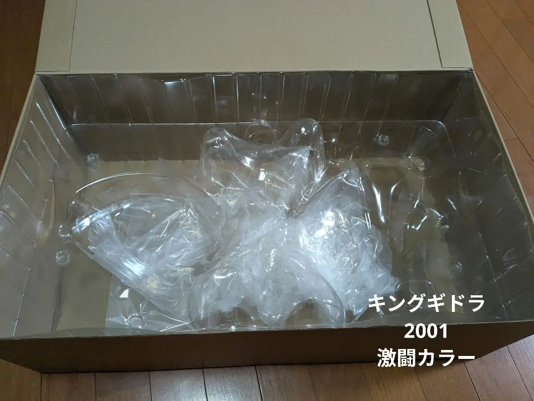 キングギドラ 少年リック 空き箱 空箱 2001 激闘カラー