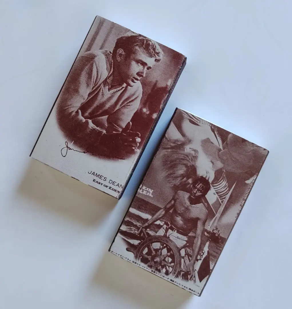 レア　昭和レトロ　マッチ箱　2点セット　アラン・ドロン　ジェームス・ディーン