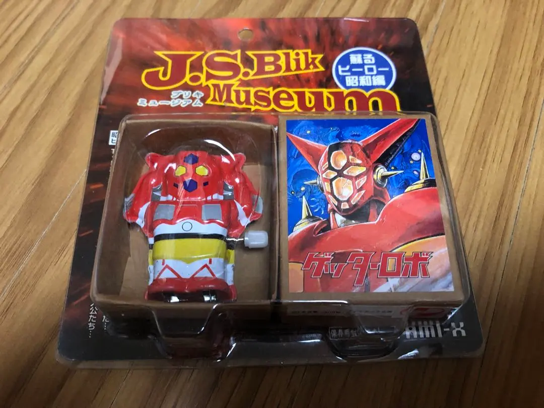 【新品】ブリキ製ピンウォークロボット　ゲッターロボ