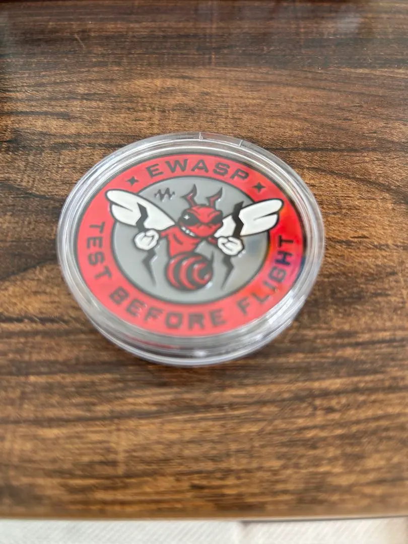 （激レア）KEYSIGHT EWASP テスト前フライト記念　チャレンジコイン