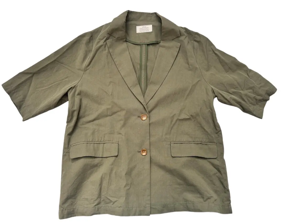 JOURNAL STANDARD relume 半袖リネンシャツ　カーキ