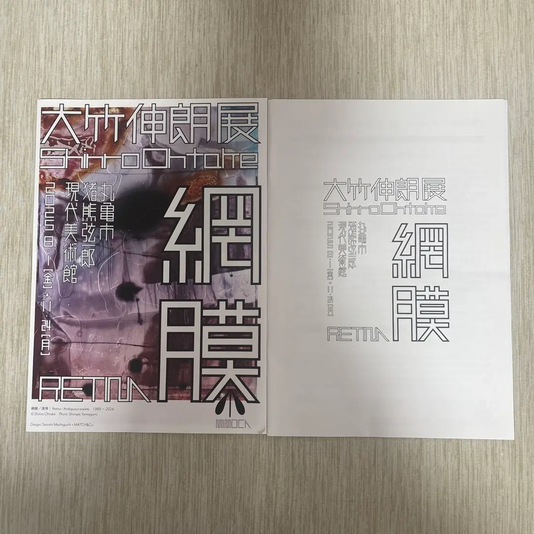 大竹伸朗　愛媛新聞　フライヤー