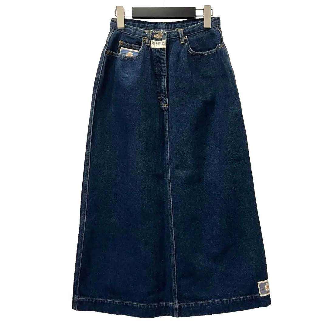 80s PINK HOUSE デニムロングスカート 初期 名作 本人期