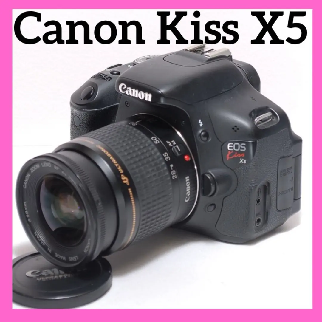 ✨ 動画撮影可能✨CANON KISS X5 ✨シングルレンズ✨自撮りもできる✨