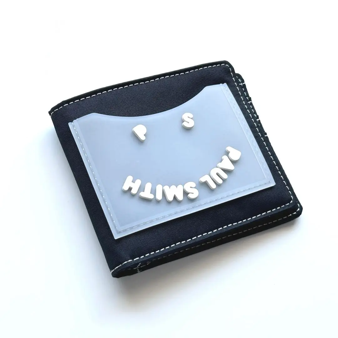 Paul Smith ポールスミス PS財布 二つ折り財布ハッピーフェイス