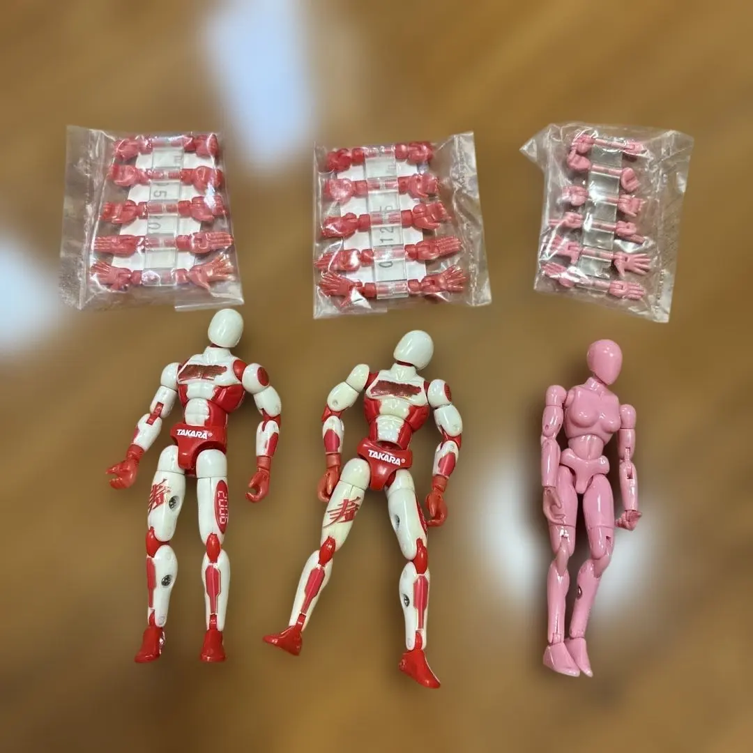 ミクロマン　マリアルフォース　素体３体