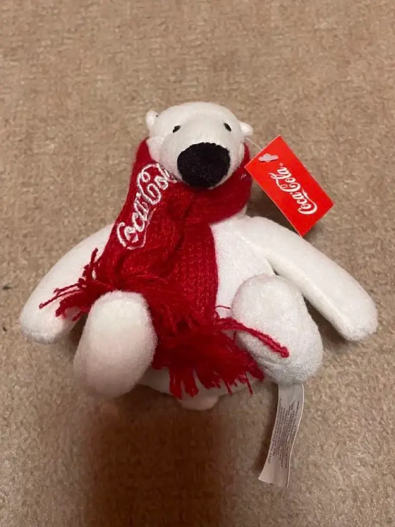 Coca-Cola ぬいぐるみ ポーラーベア 白いクマ コカコーラ