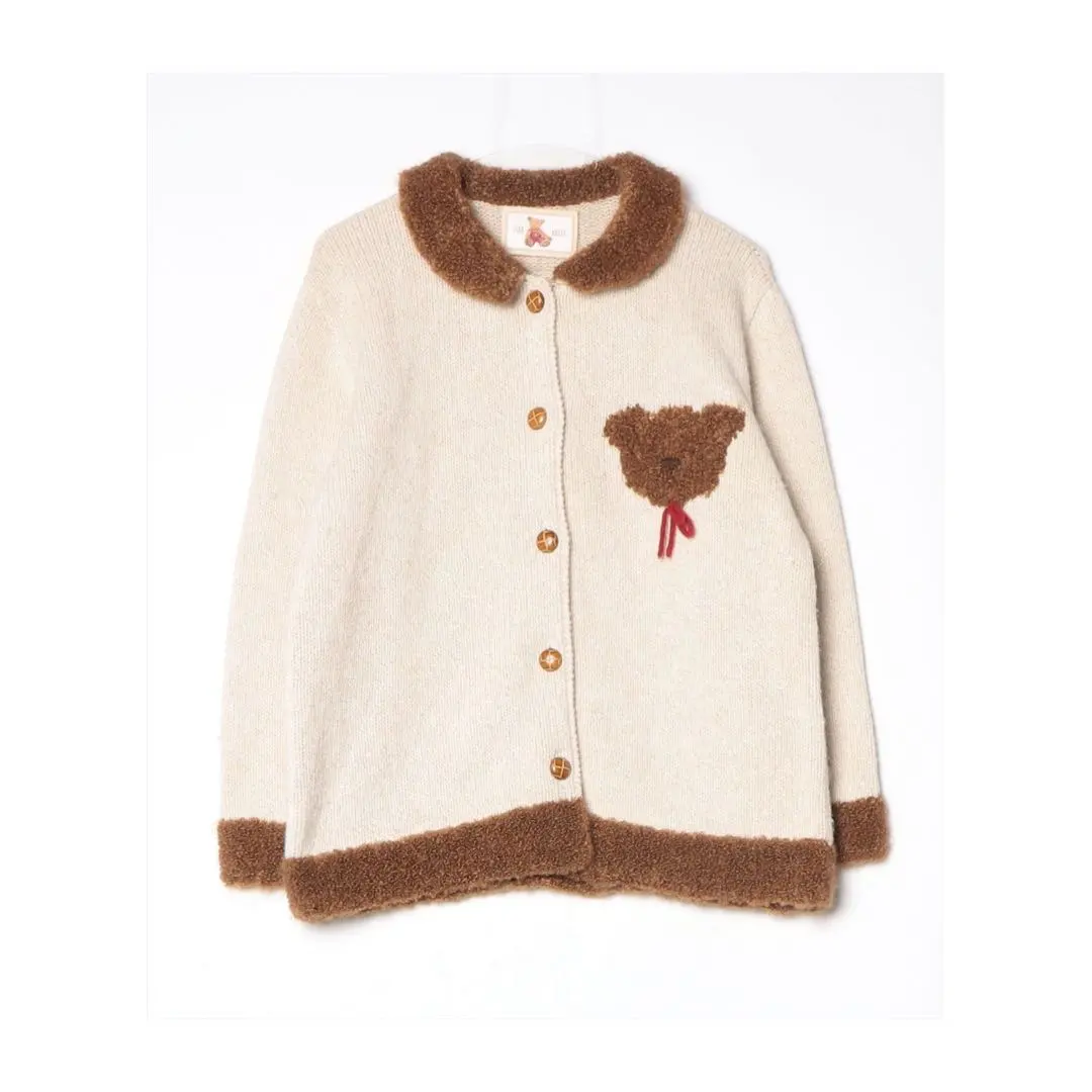 PINKHOUSE くま刺繍 ニットカーディガン ジャケット