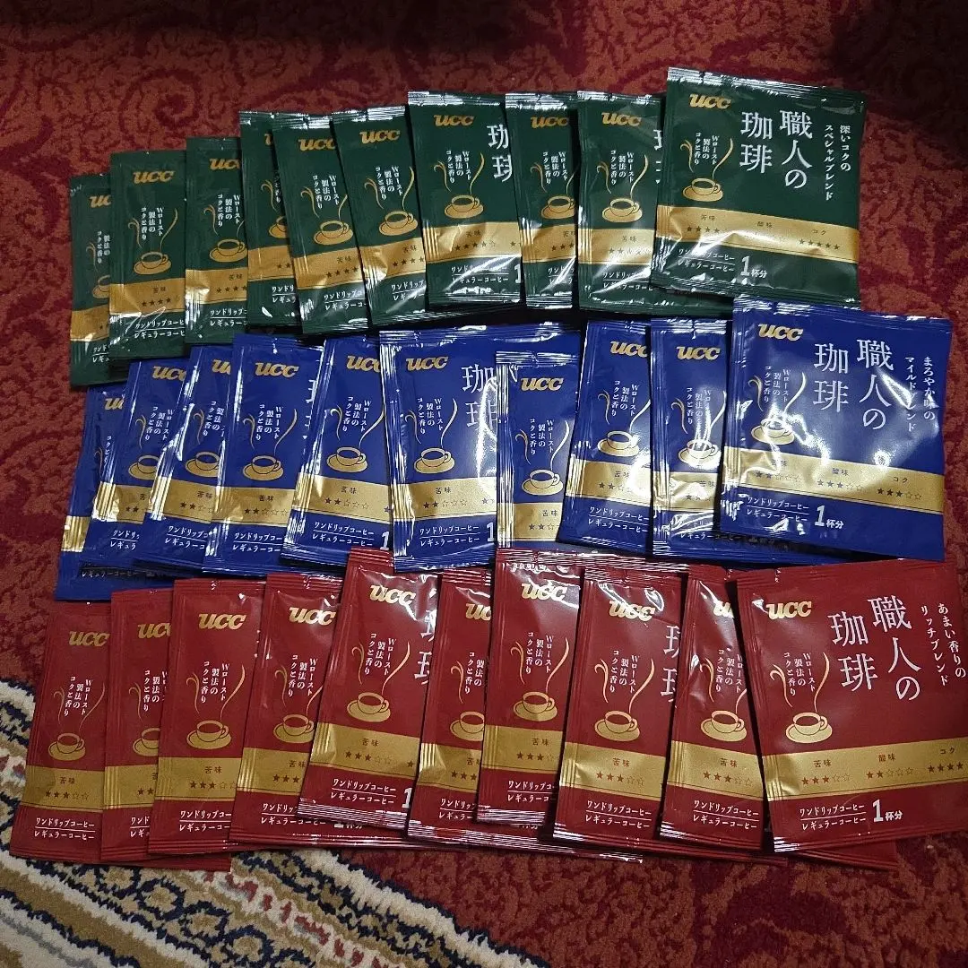 UCC 職人の珈琲 リッチ・マイルド・スペシャル 各種ドリップコーヒー30袋