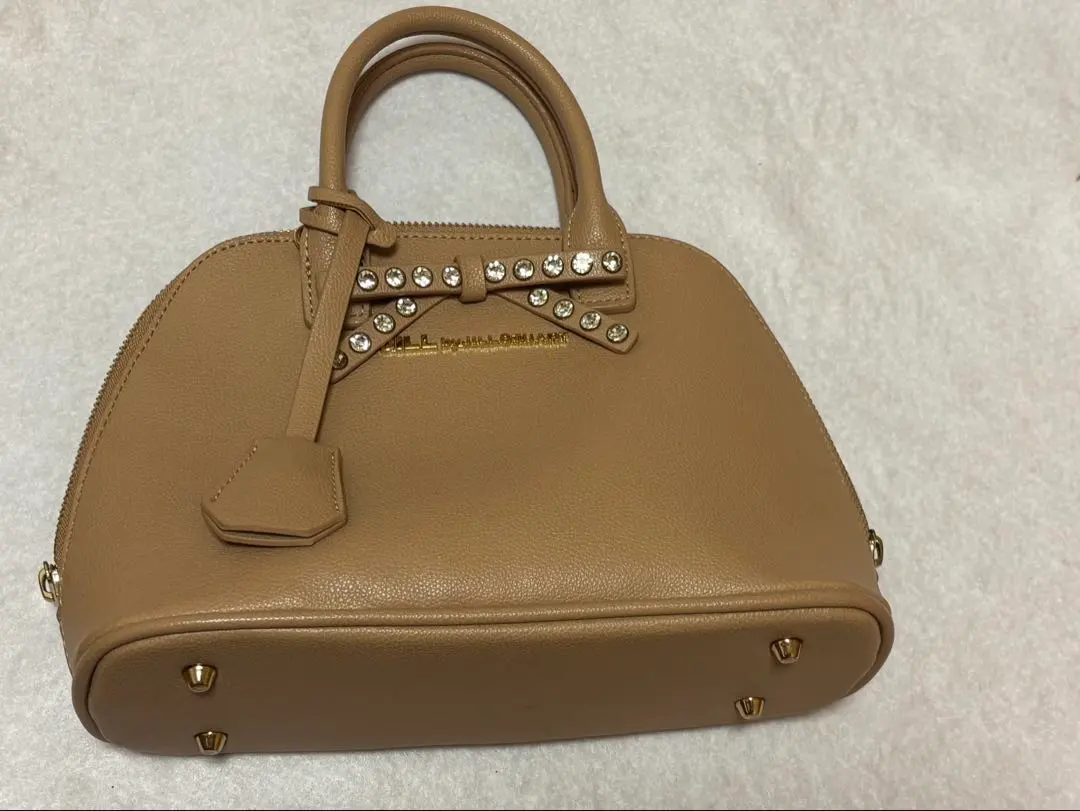 ジルスチュアート　ベージュハンドバッグ