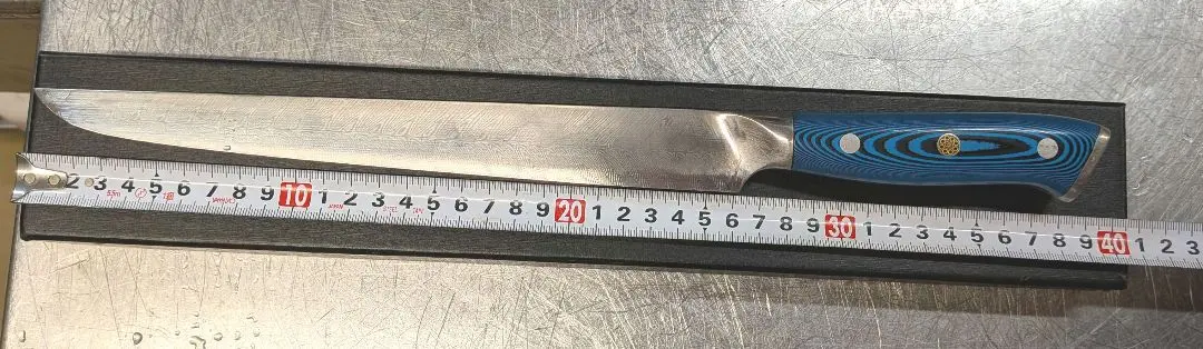 73層VG10筋引き包丁 ブルーパッカ柄
