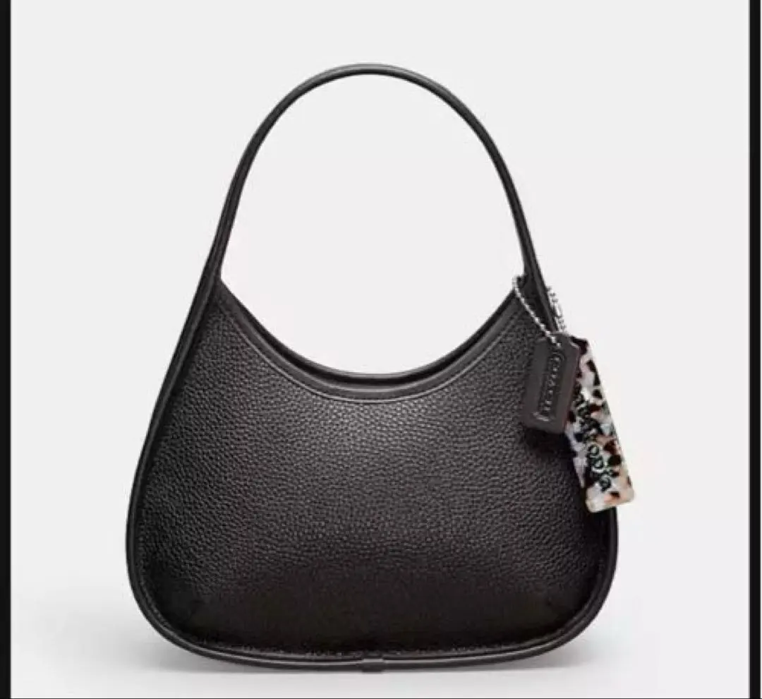 COACH Coachopia large ergoブラックショルダーバッグ