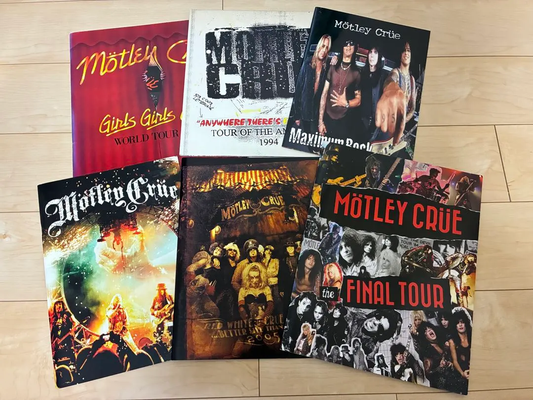 Mötley Crüe モトリークルー コンサートプログラム CD チラシ