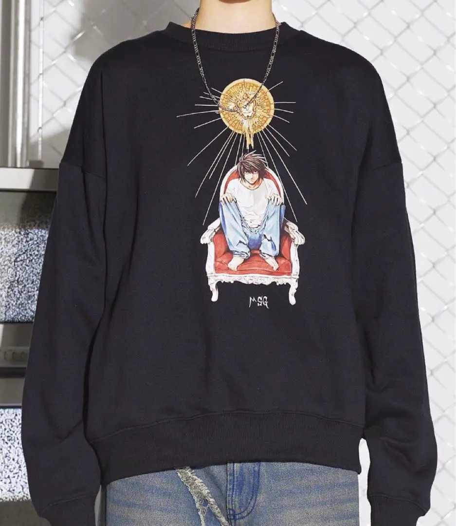 希少 MSG DEATH NOTE デスノート ヴィンテージ スウェット L