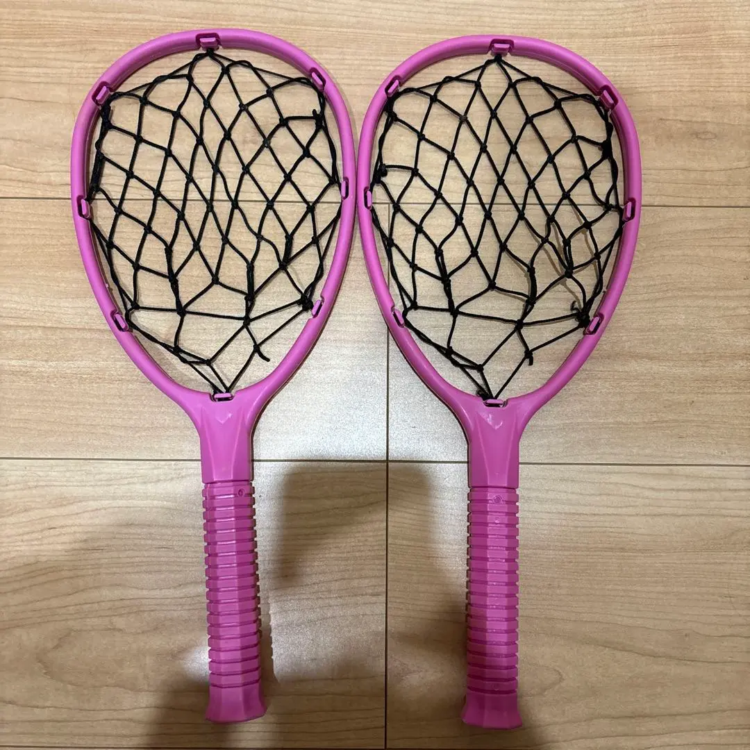 バドミントンラケット ピンク 2本セット