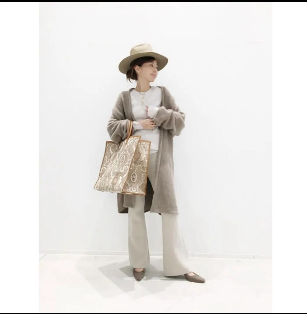 LAUREN MANOOGIAN ROLL CARDIGAN