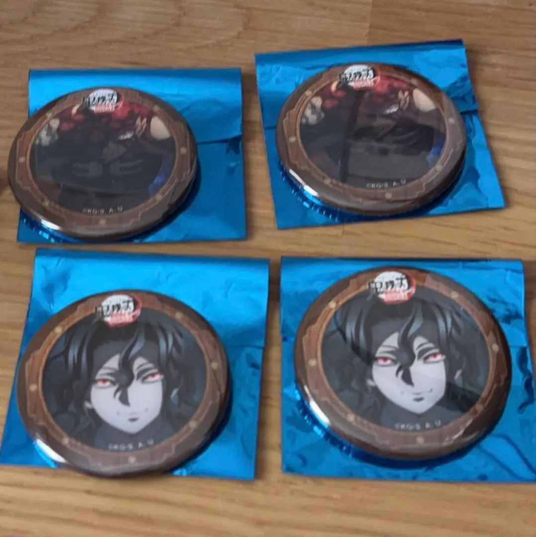鬼滅の刃　コラボカフェ　第四期　缶バッジ　鬼舞辻無惨　猗窩座