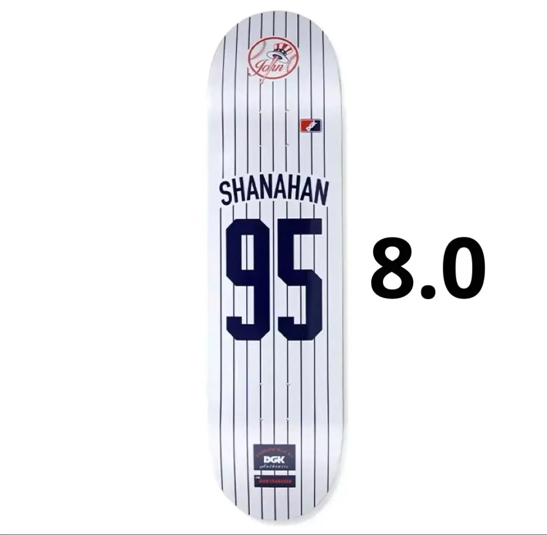 DGK JOHN SHANAHAN スケボー　スケートボード　デッキ　8インチ