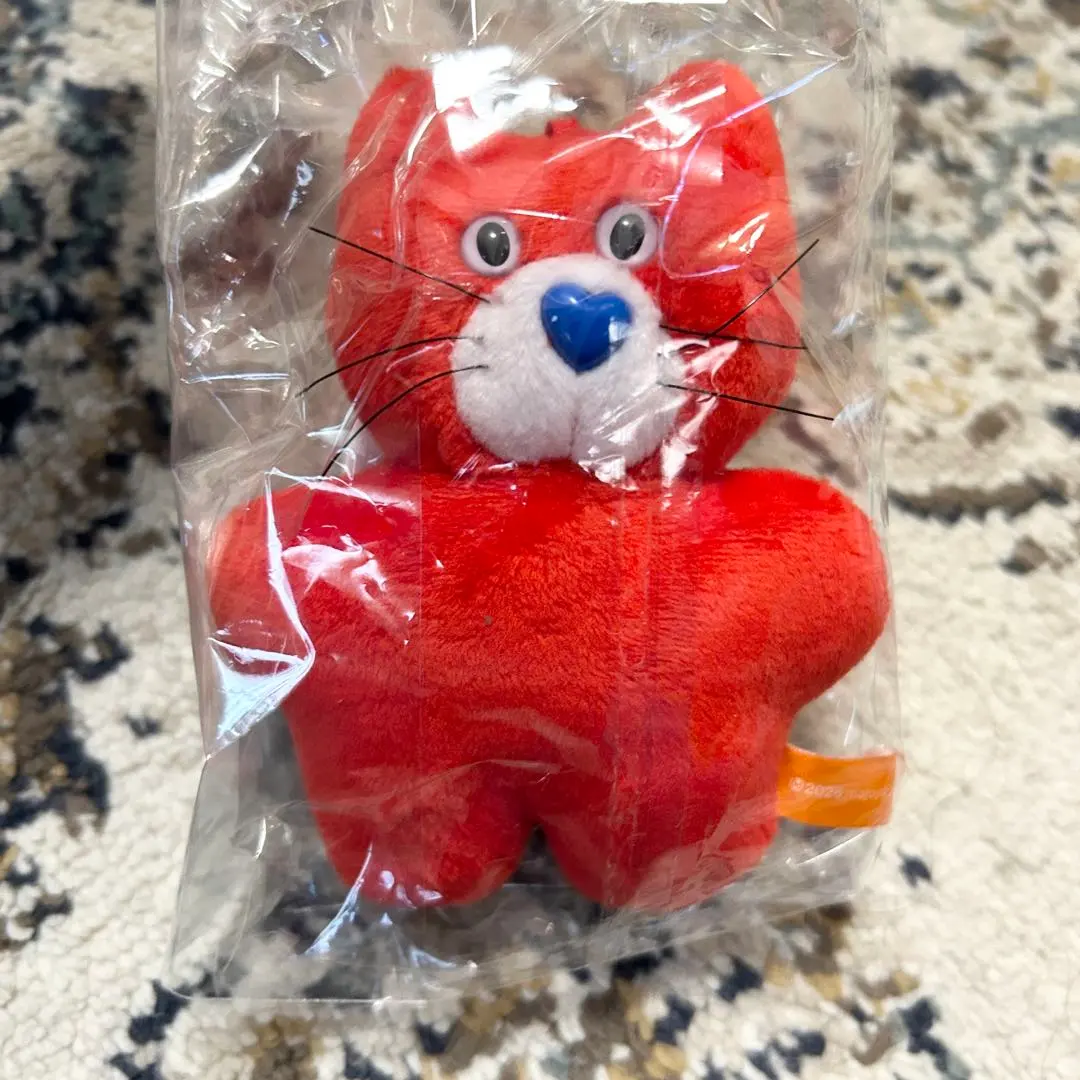 mojojojo ねこ 赤 ぬいぐるみ キーホルダー
