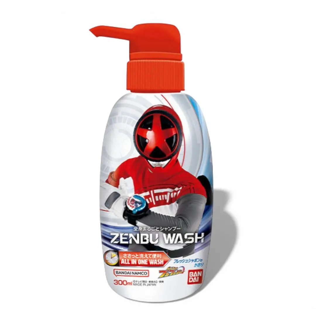 仮面ライダー ZENBU WASH 全身シャンプー ポンプ式