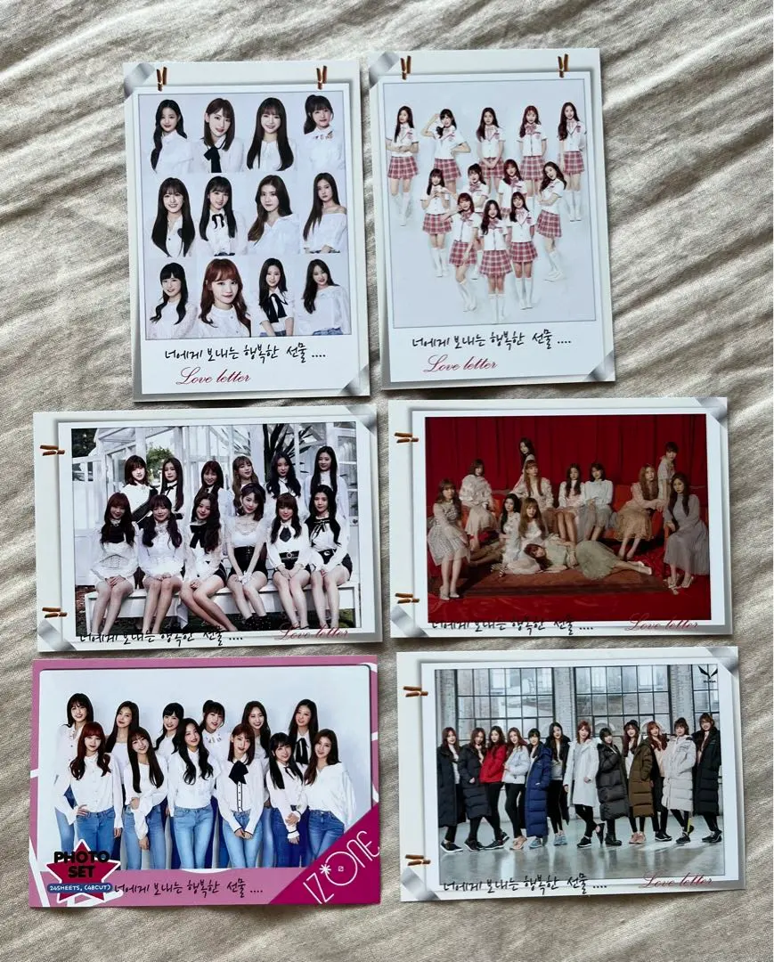 IZ*ONE ポストカード・クリアファイルセット