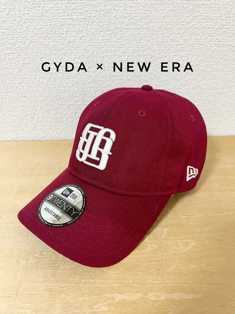 GYDA × NEWERA コラボ 9TWENTY キャップ バーガンディ