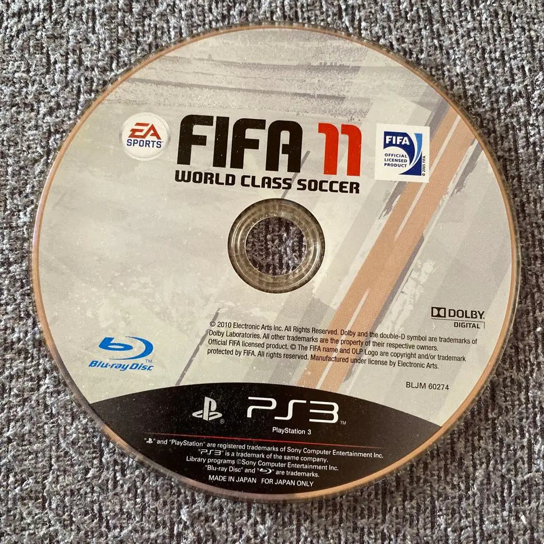 FIFA 11 WORLD CLASS SOCCER ディスクのみ