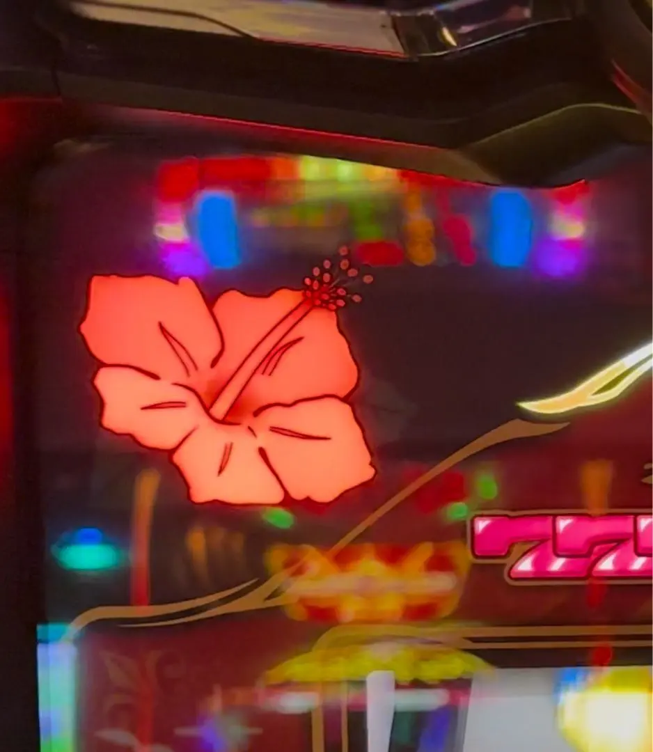 ニューキングハナハナ　プレミア点滅