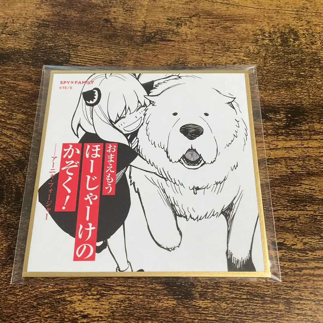 SPY✖️FAMILY ミニ色紙