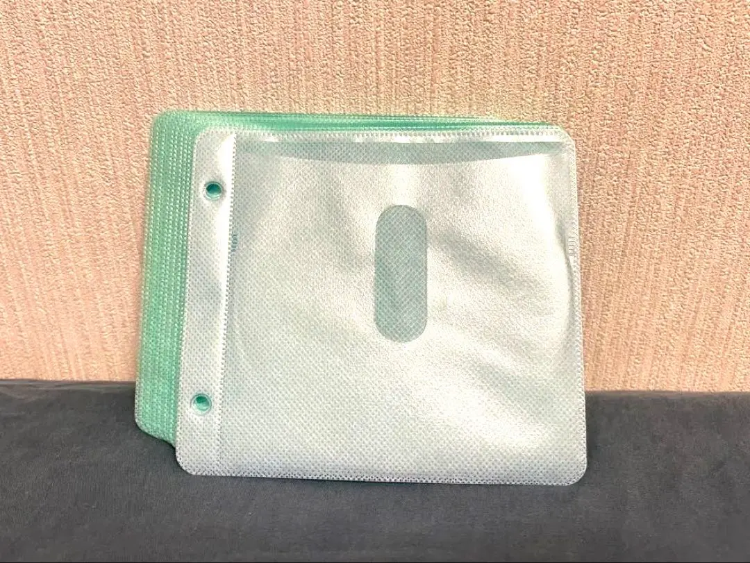 不織布 ケース DVD Blu-ray スリーブ 両面 10枚セット