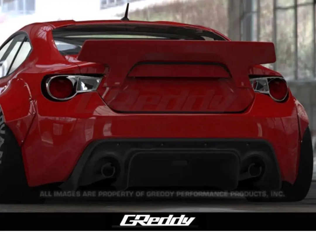 リアスポ リアウイング 86 brz トラスト　グレッディー ロケットバニー