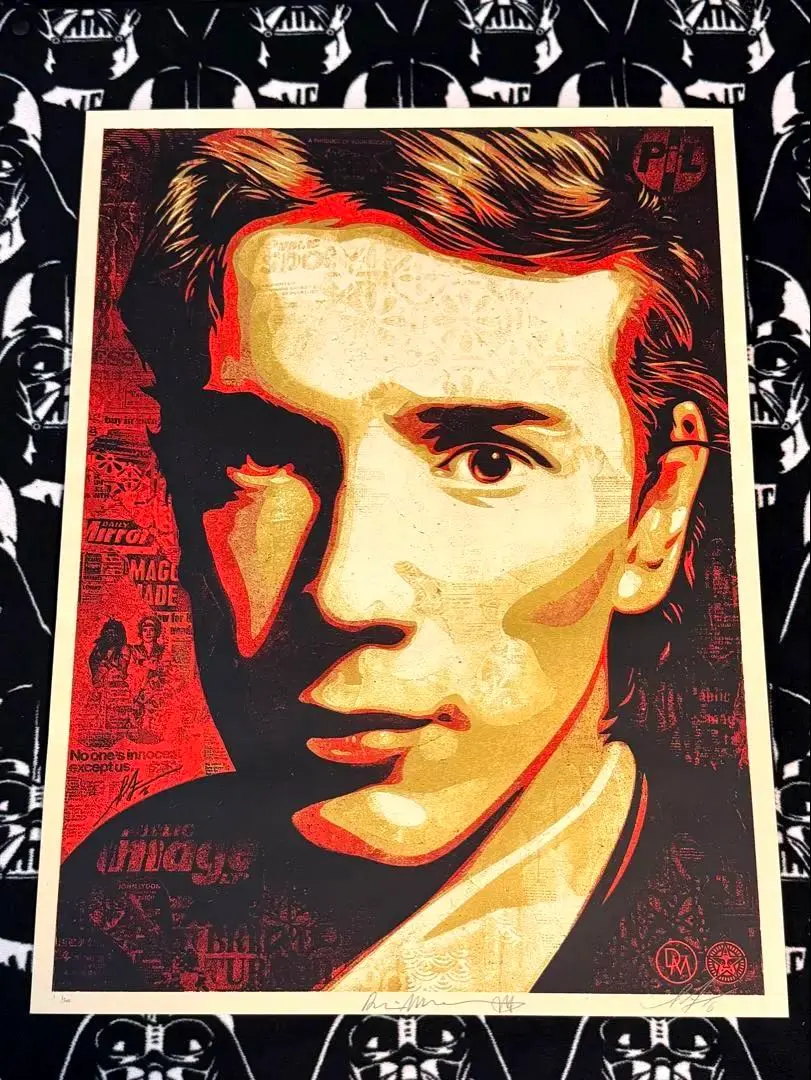 OBEY シェパードフェアリー ジョン・ライドン シルクスクリーン ポスター