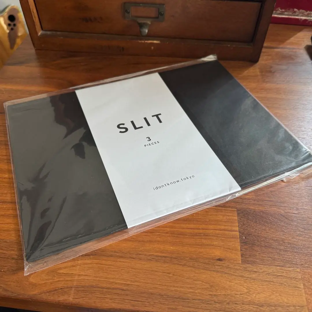 【新品】SLIT（スリット） ファイル ブラック3枚セット