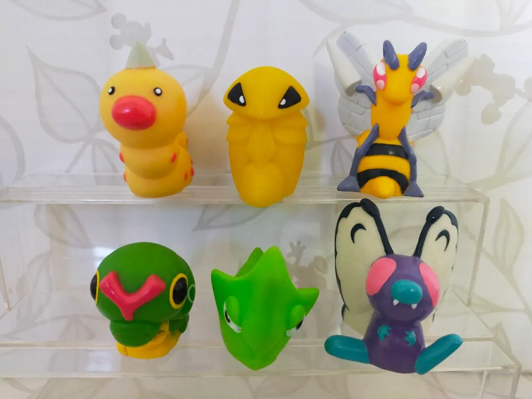 ポケモンキッズ　指人形　キャタピー　ビードル　進化6体セット