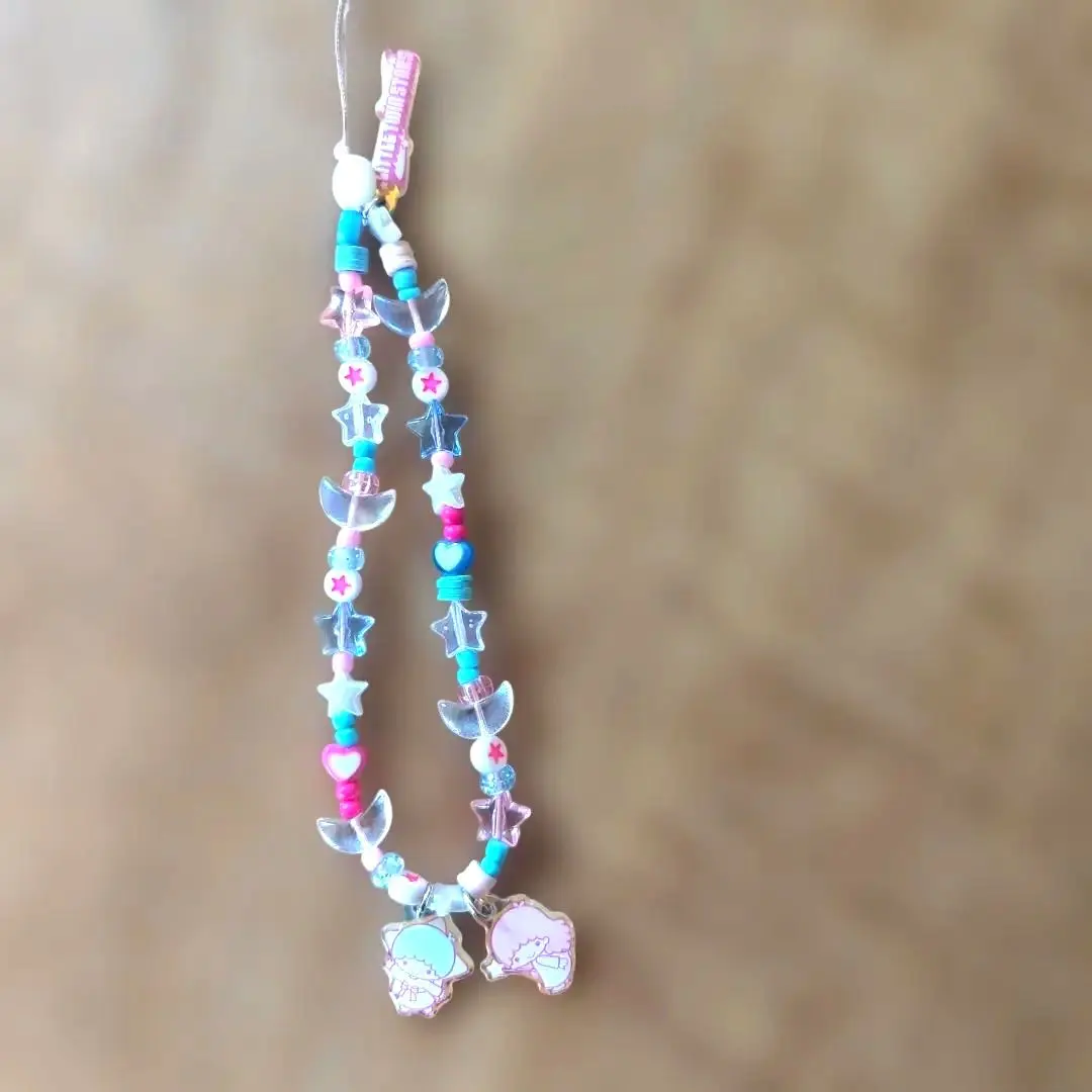 スキニーディップ　サンリオ　キキララ　リトルツインスターズ　ストラップ