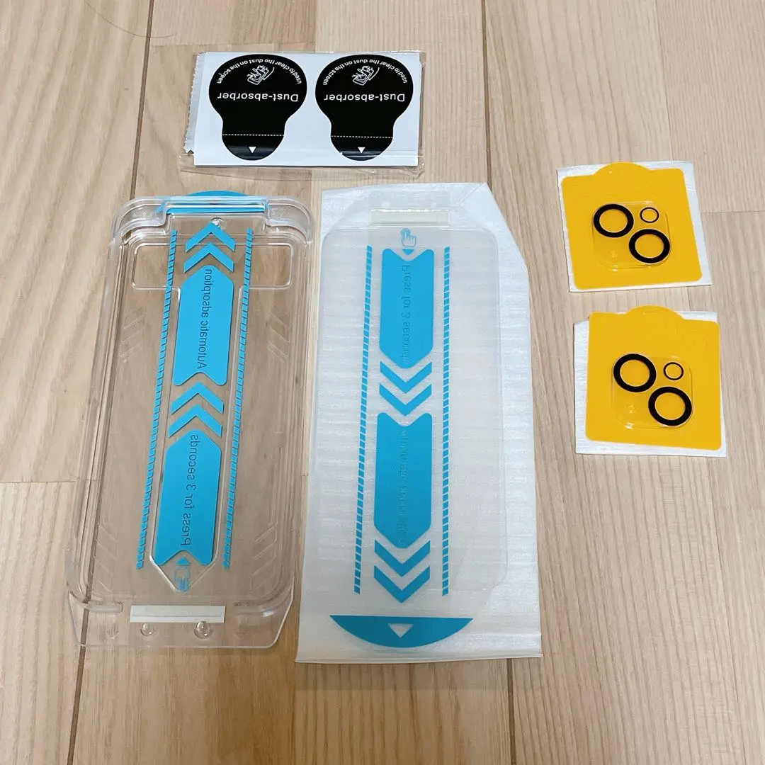 iPhone 15 plus ガラスフイルム カメラフィルム　2枚保護フィルム